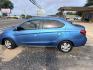 2019 BLUE Mitsubishi Mirage G4 ES 5M (ML32F3FJ6KH) with an 1.2L L3 DOHC engine, 5M transmission, located at 307 West Marshall Avenue, Longview, TX, 75601, (903) 753-3091, 32.500828, -94.742577- Photo#1